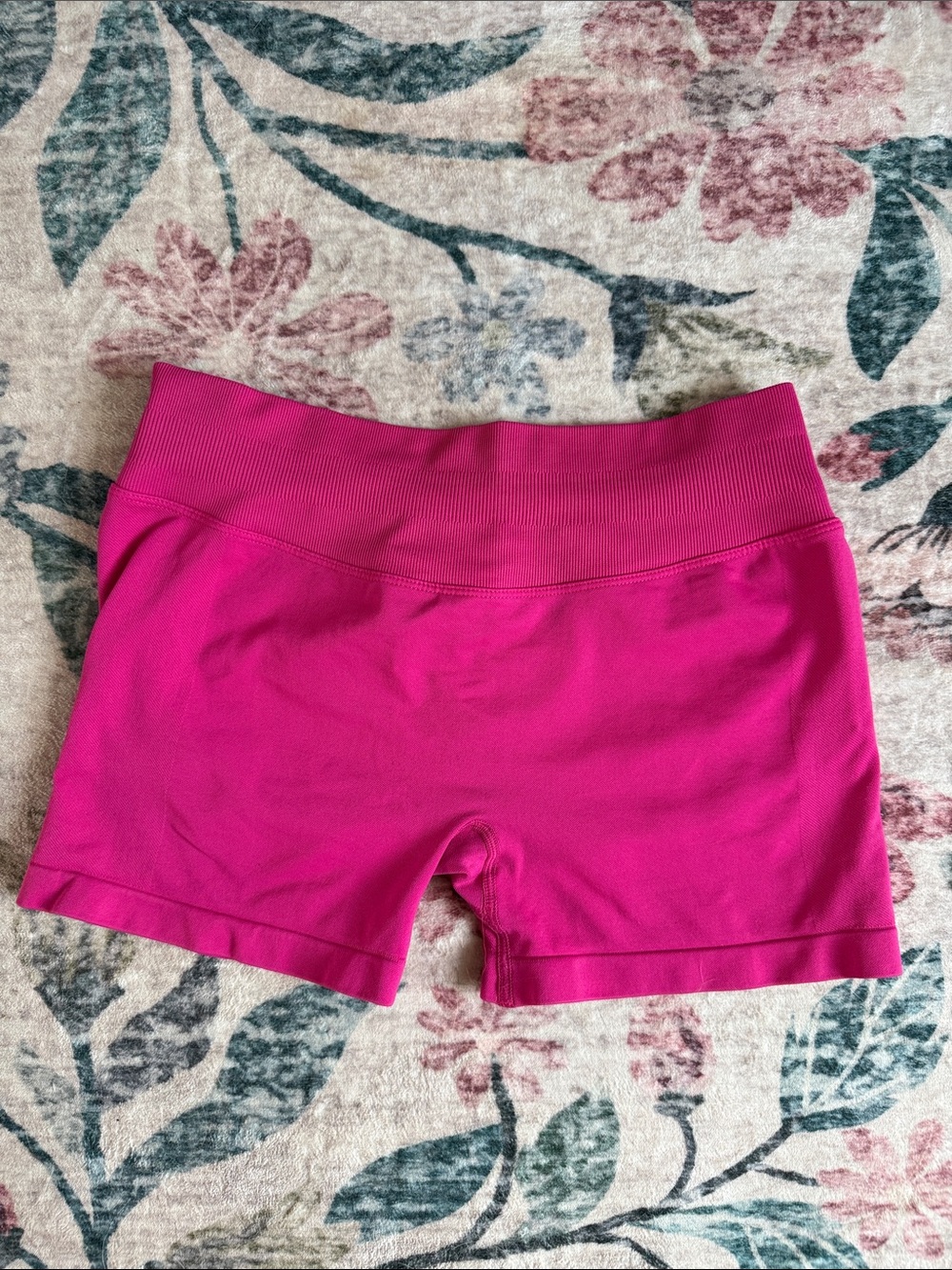 Women’s Hot Pink High-Waist Bike Shorts - Unbranded